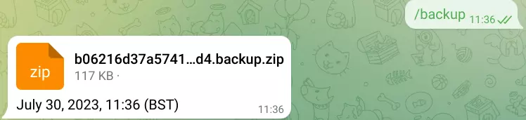 BotSubscription Bot - Backup Archive File