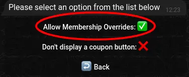 Button for Allow Membership Overwrites in BotSubscription settings